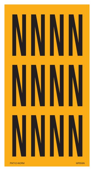 LETTER N OP VEL
