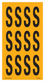 LETTER S OP VEL