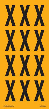 LETTER X OP VEL