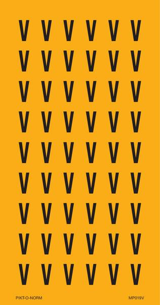 LETTER V OP VEL