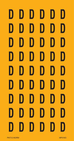 LETTER D OP VEL