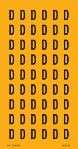 LETTER D OP VEL