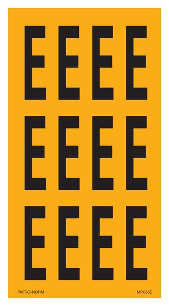 LETTRE E SUR FEUILLE