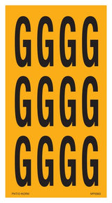 LETTER G OP VEL