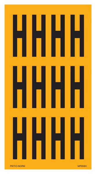 LETTER H OP VEL