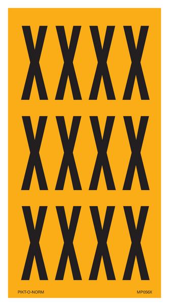 LETTER X OP VEL