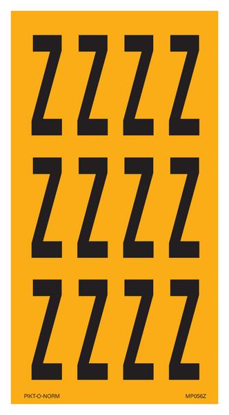 LETTRE Z SUR FEUILLE