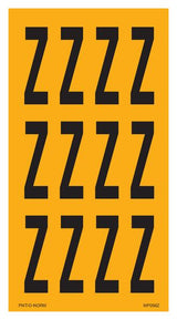 LETTRE Z SUR FEUILLE