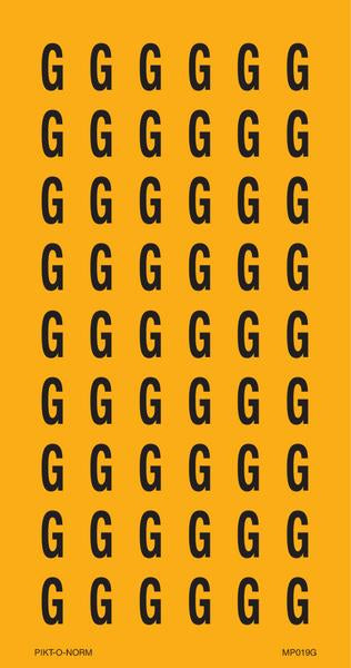 LETTER G OP VEL