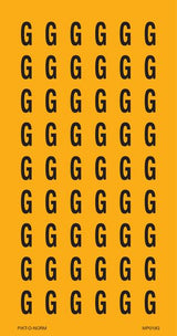 LETTER G OP VEL