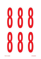 CHIFFRE 8 SUR FEUILLE