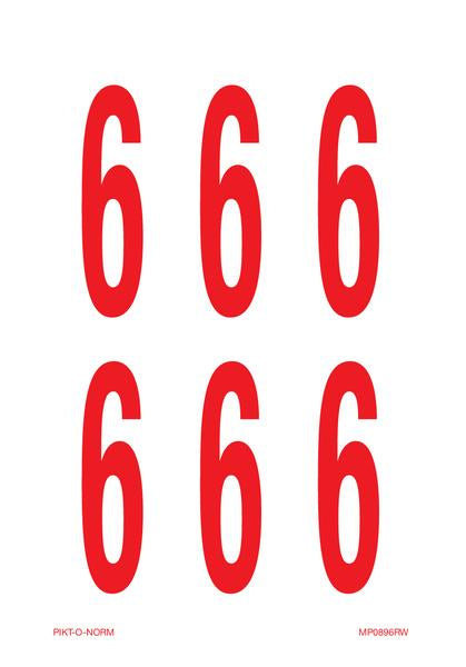 CHIFFRE6 SUR FEUILLE