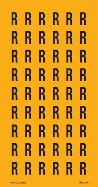 LETTER R OP VEL