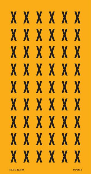 LETTER X OP VEL