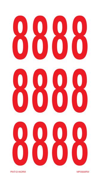 CHIFFRE 8 SUR FEUILLE