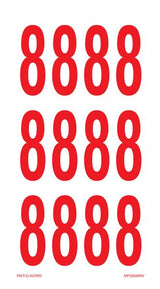 CHIFFRE 8 SUR FEUILLE