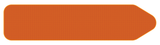 PIJLBORDEN ORANJE BLANCO
