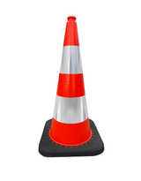 KEGEL PVC VERZWAARD ROOD/WIT KLASSE II