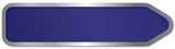 PIJLBORDEN BLAUW BLANCO