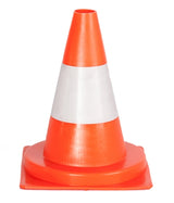 CÔNE DE SIGNALISATION PVC ORANGE/BLANC