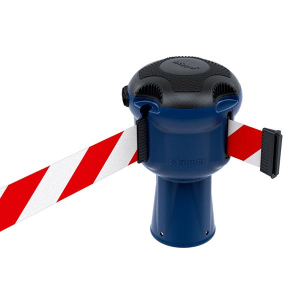 9M UITROLBARE LINTEN MET BLAUWE HOUDER