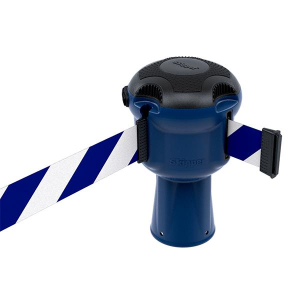 9M UITROLBARE LINTEN MET BLAUWE HOUDER