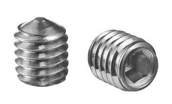 VIS SANS TÊTE 6 PANS CREUX BOUT CUVETTE 