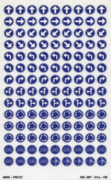 SIGNAUX D'OBLIGATION D7, D9 & FLÈCHES D1