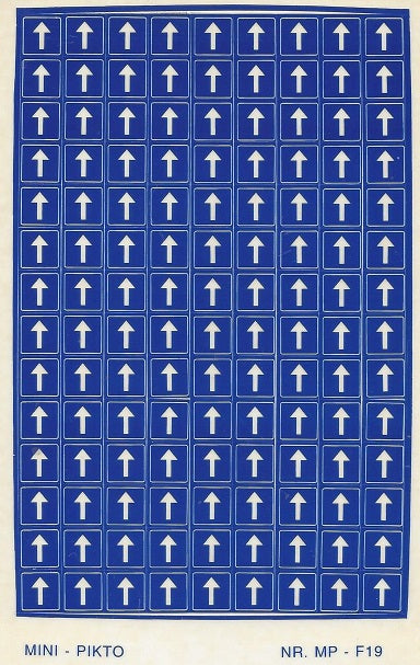 PANNEAU DE SIGNALISATION F19