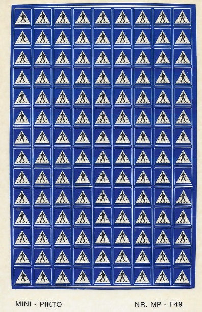 PANNEAU DE SIGNALISATION F49