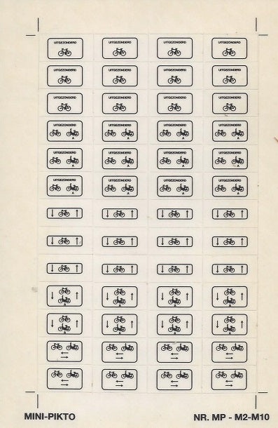 AANWIJZINGSBORDEN M2, M3, M4, M5 en M10