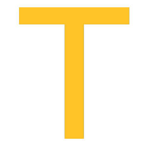 LETTER T PERMALEAN PERMAROUTE