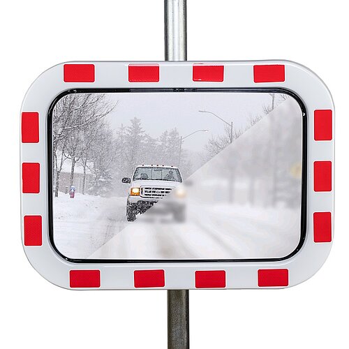 VERWARMDE VERKEERSSPIEGELS POLYCARBONAAT