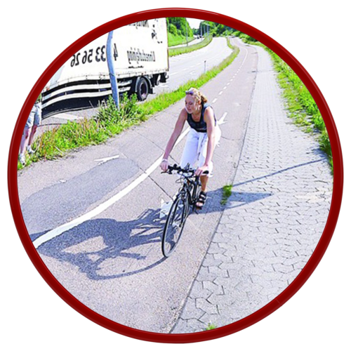 VERKEERSSPIEGELS, MUUR & PAALBEVESTIGING