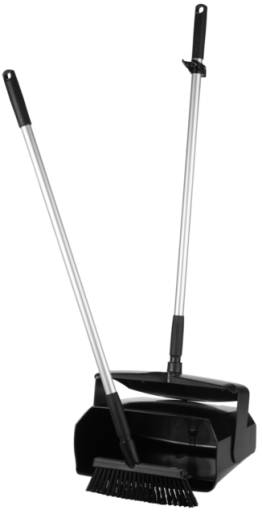 Staande stoffer en blik set, 1120 mm