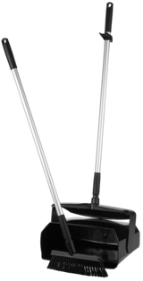 Staande stoffer en blik set, 1120 mm