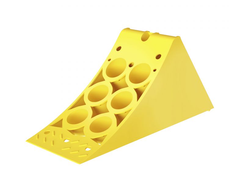 CALES DE ROUE EN POLYPROPYLÈNE JAUNE