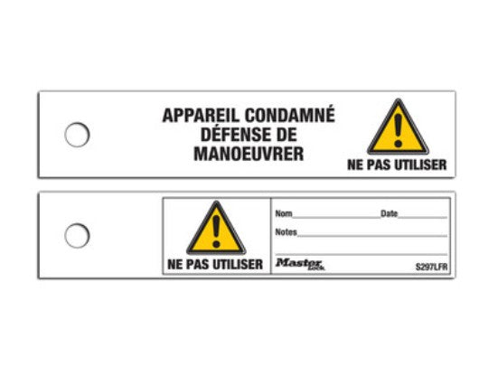 S297LFR, DÉFENSE DE MANŒUVRER