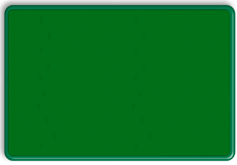 PANNEAUX VERTS RECTANGULAIRES VIERGES