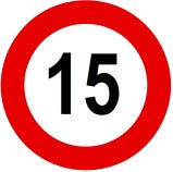 C43 MAXIMUM SNELHEID 15KM