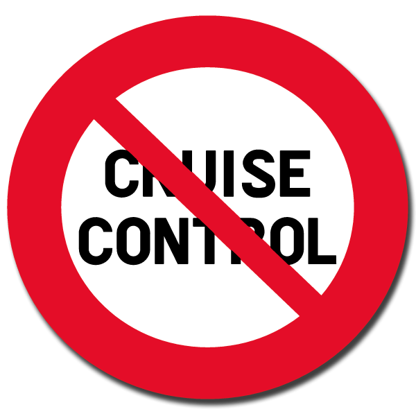 C48 VERBOD CRUISE CONTROL TE GEBRUIKEN