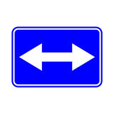 F21 PASSAGE AUTORISE A DROITE OU GAUCHE