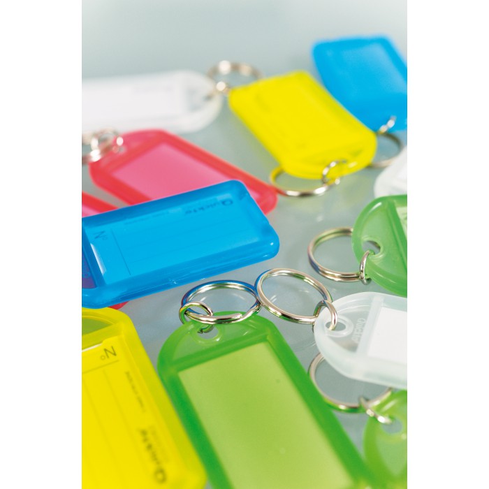 PLASTIC SLEUTELHANGERS VERSCHIL.KLEUREN