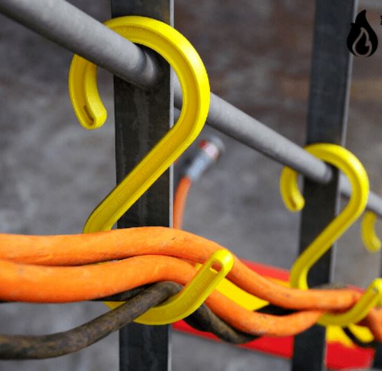 CABLE SAFETY HOOK GEEL