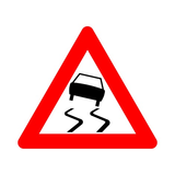 A15 GLADDE RIJBAAN - SLIPGEVAAR
