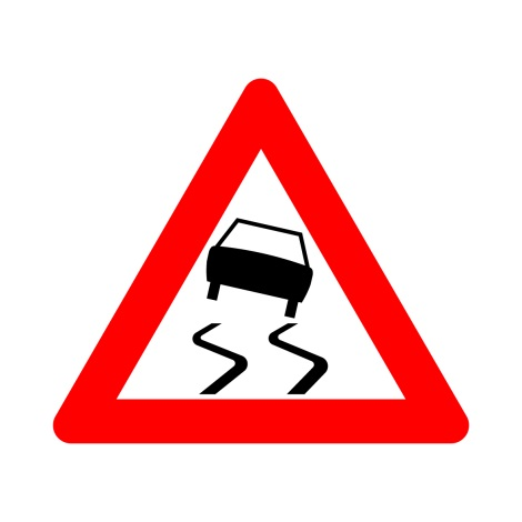 A15 GLADDE RIJBAAN - SLIPGEVAAR