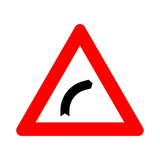 A1b GEVAARLIJKE BOCHT NAAR RECHTS