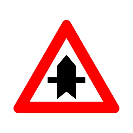 B15a VOORRANG OP ZIJWEGEN