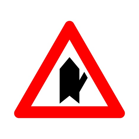 B15e VOORRANG OP KRUISENDE ZIJWEG RECHTS
