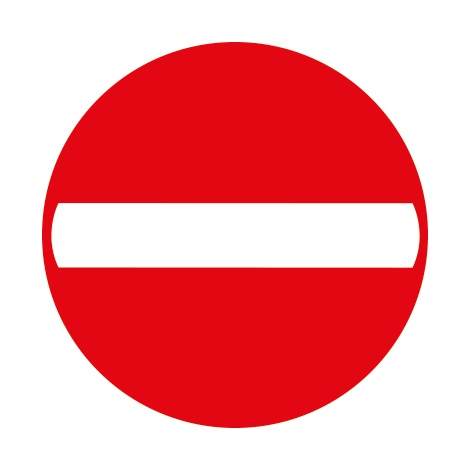 C1 VERBODEN RICHTING